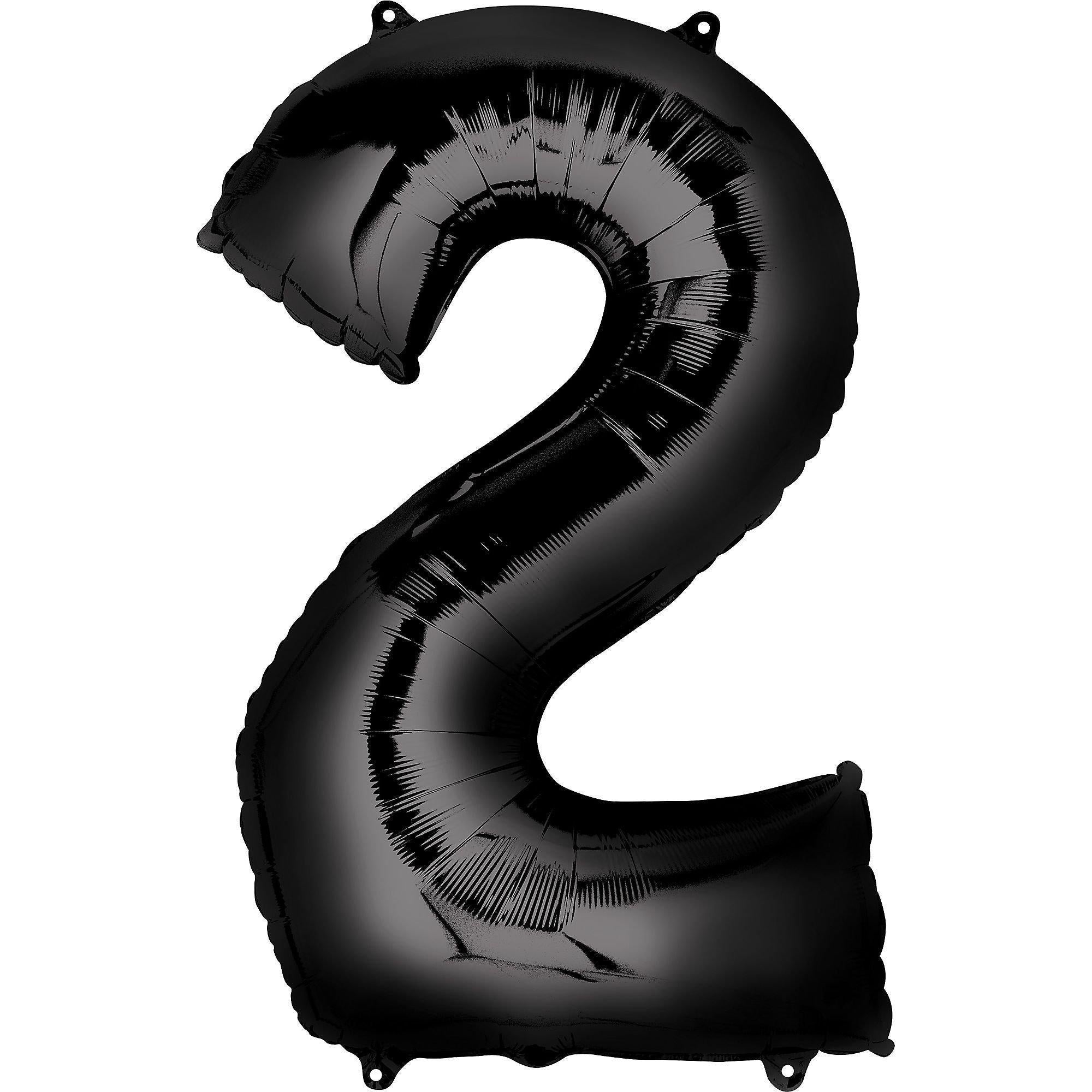 34in Number (0-9) Balloon, Assorted Colors