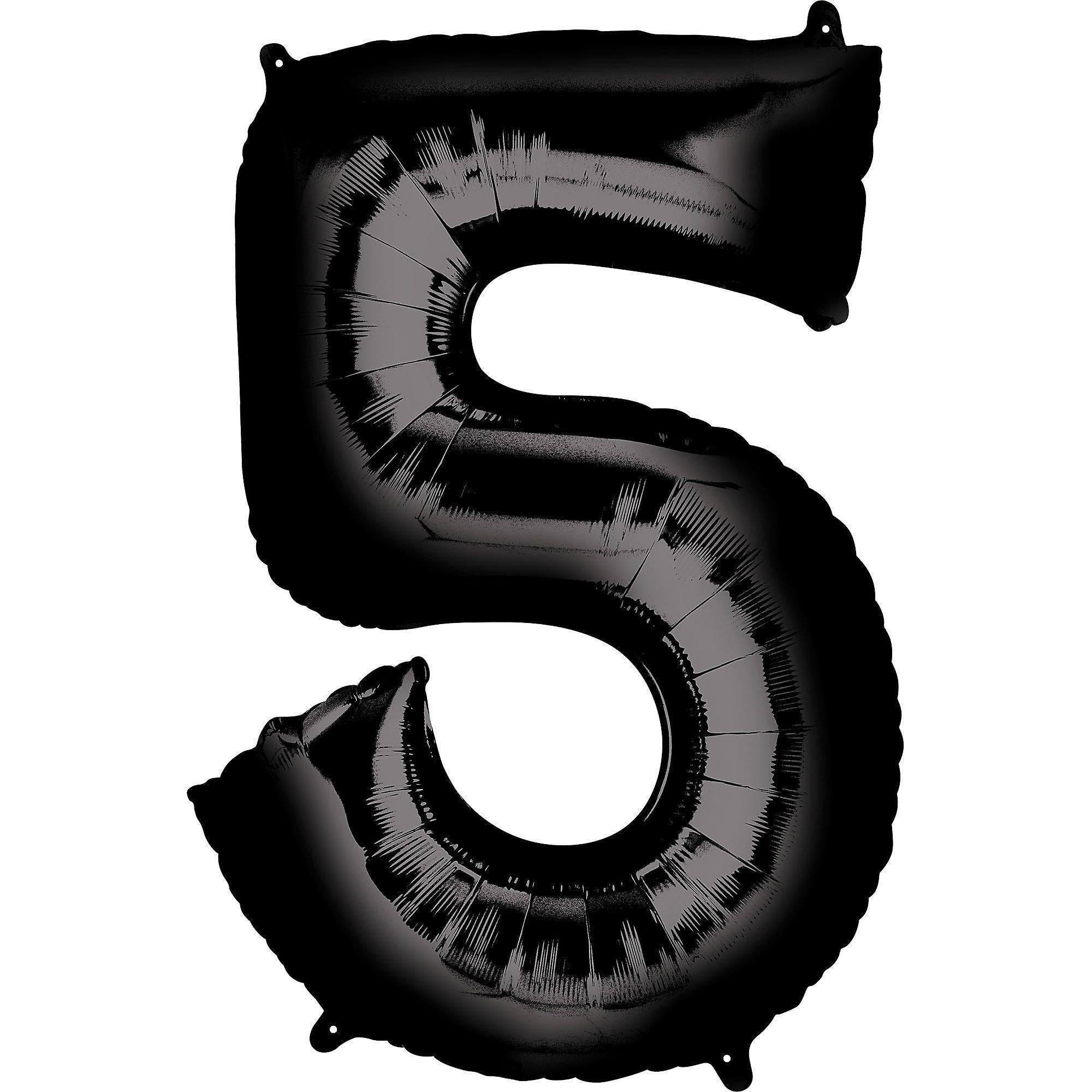 34in Number (0-9) Balloon, Assorted Colors