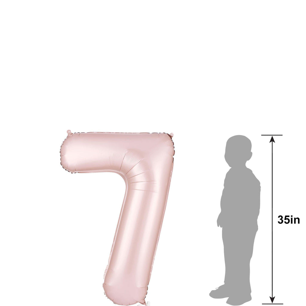 34in Number (0-9) Balloon, Assorted Colors